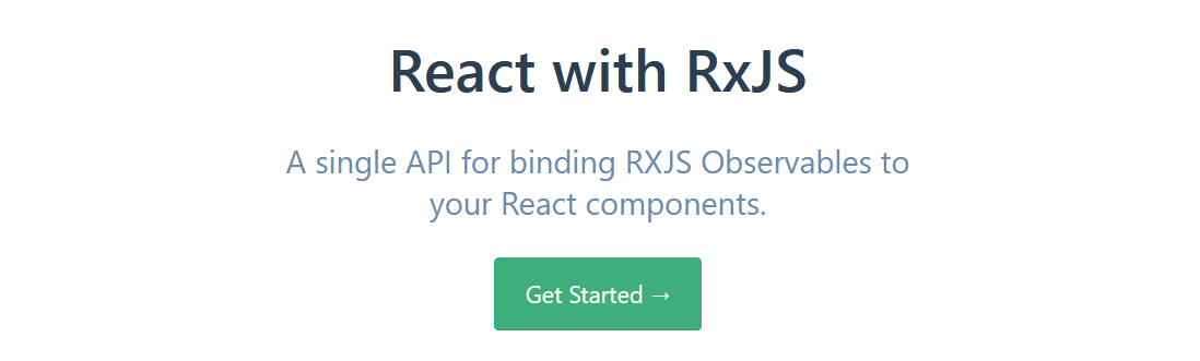 React with RxJs